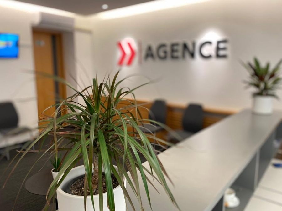 The agency office